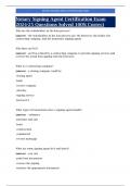 Notary Signing Agent Certification Exam 2024-25 Questions Solved 100&percnt; Correct 