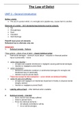 PVL3703 SUMMARIES ENTIRE MODULE PVL3703 - Law of Delict