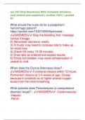 nur 227 final Questions&vert; With Complete Solutions well written and explained &lpar; verified 100&percnt; &rpar; graded A&plus;