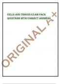 Exam &lpar;elaborations&rpar; Cells and Tissues