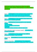 NUR 239 Final Exam Questions&vert; With Complete Solutions well written and explained &lpar; verified 100&percnt; &rpar; graded A&plus;