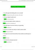 Florida DMV Written Test 2024 Questions & Correct Answers&sol; Graded A