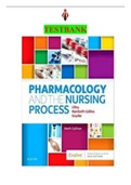 Test Bank - Pharmacology and the Nursing Process 9th Edition by Linda Lane Lilley, Shelly Rainforth Collins & Julie S. Snyder - Complete Elaborated and Latest Test Bank. ALL Chapters[1-58]Included & Updated
