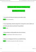 California DMV Driver-s Written Test 2024 Questions and Verified Answers&comma; 100&percnt; Guarantee Pass