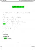 California CA DMV Written Test 2024 Questions and Verified Answers&comma; 100&percnt; Guarantee Pass