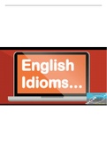 English Idioms ~ Top 5 Examples ~ Figurative Language ~ Free PDF | KS2 / KS3 / KS4