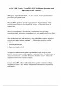 AAPC CPB Practice Exam  Real Exam Questions And Answers &lpar;Verified Answers&rpar;