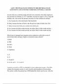 AAPC CPB FINAL EXAM COMPLETE 2024-2025 REAL EXAM QUESTIONS AND ANSWERS &lpar;VERIFIED ANSWERS&rpar; &vert; A GRADE