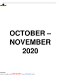 MAC3761 EXAM PACK WITH 2020 OCTOBER MEMO