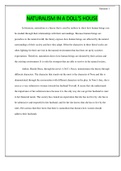 NATURALISM IN A DOLL&rsquo;S HOUSE