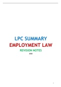 LPC EMPLOYMENT LAW REVISION NOTES &lpar;DISTINCTION&rpar; 2020&colon;LATEST&comma;COMPLETE GUIDE