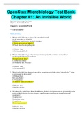 OpenStax Microbiology Test Bank- Chapter 01&colon; An Invisible World