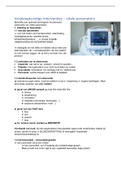 Verpleegkundig redeneren en handelen inleidend 2: verpleegkundige interventies vitale parameters 