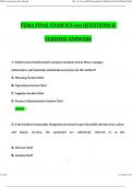 FEMA Final Exam ICS 100&colon; IS-100&period;C&colon; Introduction to the Incident Command System 2024 Questions And Answers