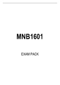 MNB1601 EXAM PACK 2022