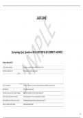  Eschatology Quiz Questions With 100&percnt; DETAILED CORRECT ANSWERS