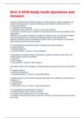 NCC C-EFM Study Guide Questions and Answers