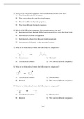 CH 331 multiple choice practice problems for Chapter 5 GRADED A