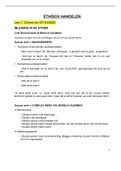 Samenvatting Ethisch handelen&colon; semester 1&comma; 2020-2021