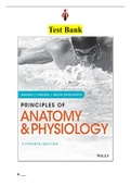 Principles of Anatomy and Physiology, 15th Edition by Gerard J. Tortora & Bryan H. Derrickson - Complete Elaborated and Latest Test Bank. ALL Chapters(1-29) included and updated for 2023