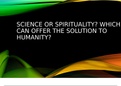 science and spirituality