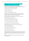HESI MED SURG EXAM&period; QUESTIONS AND ANSWERS&period;LATEST 2021&period; A&plus; RATED
