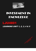 LJU4801 LEARNING UNIT 1, 2, 3, 4 & 5 (exam prep)