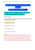 RNSG 2201 - PEDI Exam 2 Study Questions & Answers.