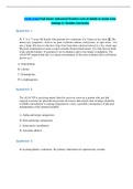  NURS 6560 Final Exam&colon; Advanced Practice Care of Adults in Acute Care Settings II 2021 latest edition