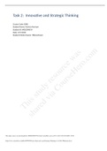 D081 Task 2&period;docx D081 Task 2&colon; Innovative and Strategic Thinking Course Code&colon; D081 A&period;