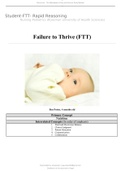Student-FTT- Rapid Reasoning Nursing Pediatrics &lpar;Roseman University of Health Sciences&rpar; Failure to Thrive &lpar;FTT&rpar;