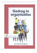 Samenvatting gedrag in organisaties (7e druk) -  G. Alblas &  E. Wijsman 