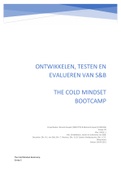 Ontwikkelen&comma; testen en evalueren van een S&B