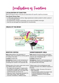 Biopsychology Summary Notes for AQA A-Level Psychology