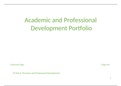 Introduction to Academic and Professional Development Studies