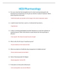 HESI Pharmacology Exam Review&period; Latest 