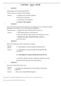 CEFS546 – Quiz 1 40/40 complete questions and answers,GRADED A.