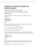 NURSING 001 Chapter 19 Nutritional Concepts and Related Therapies&period;