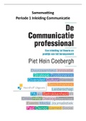 Introduction communication - H1, 2, 3, 10, 12, 13, 18, 23, Frame 26.2, The PR plan, concepts + years