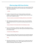 HESI Pharmacology Exam Review&period; Latest 