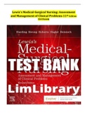 Lewiss Medical Sugrical Nursing 11th Edition Testbank.