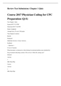 All Exams Master Doc Physician Coding for CPC  Preparation 