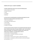 NURSING 404 Chapter 4 ANXIETY DISORDERS