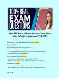 Nur 622 Exam 1 Neuro Content&sol; Questions with Definitive Solutions 2024-2025&period;