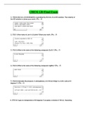 CHEM120 Final Exam / CHEM 120 Final Exam (Version-1, Latest-2021): Chamberlain College of Nursing |100% Correct Answers, Download to Score “A”|
