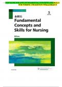 TEST BANK FOR deWit&rsquo;s FUNDAMENTAL CONCEPTS AND SKILLS FOR NURSING 5TH EDITION &lpar;WILLIAMS&comma; 2017&rpar;