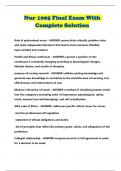NURS 1005 BUNDLED EXAMS WITH SOLUTION