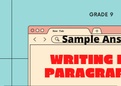 Grade 9 Notes for PEE Paragraphs | English GCSE Sample Answer... FREE PDF