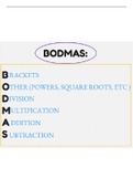 BODMAS Fun Lesson Worksheet + Answers GCSE / IGCSE Revision Practise - Study Tips - AQA - Edexcel