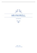 Samenvatting  HR-Payroll (B3G887)